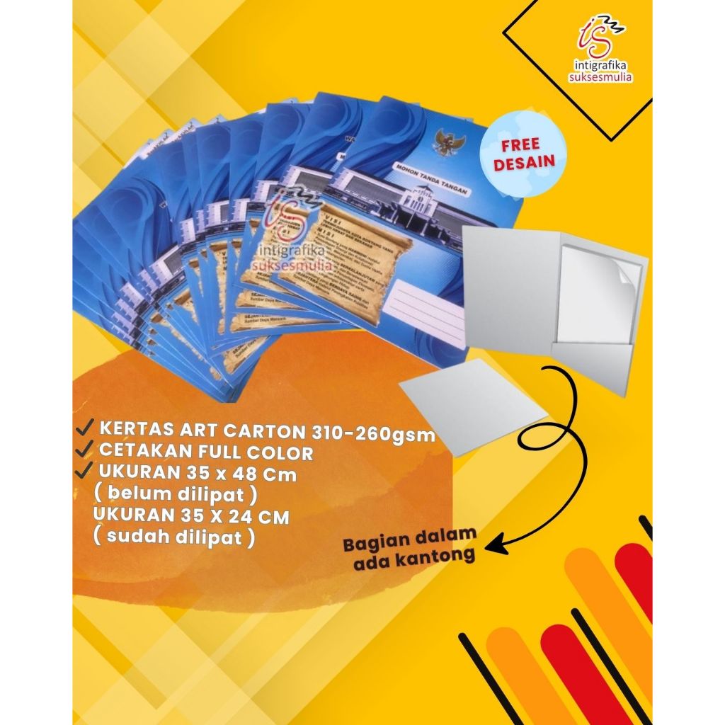 

CETAK MAP FOLIO CUSTOM / MAP F4 CUSTOM / MAP FOLDER