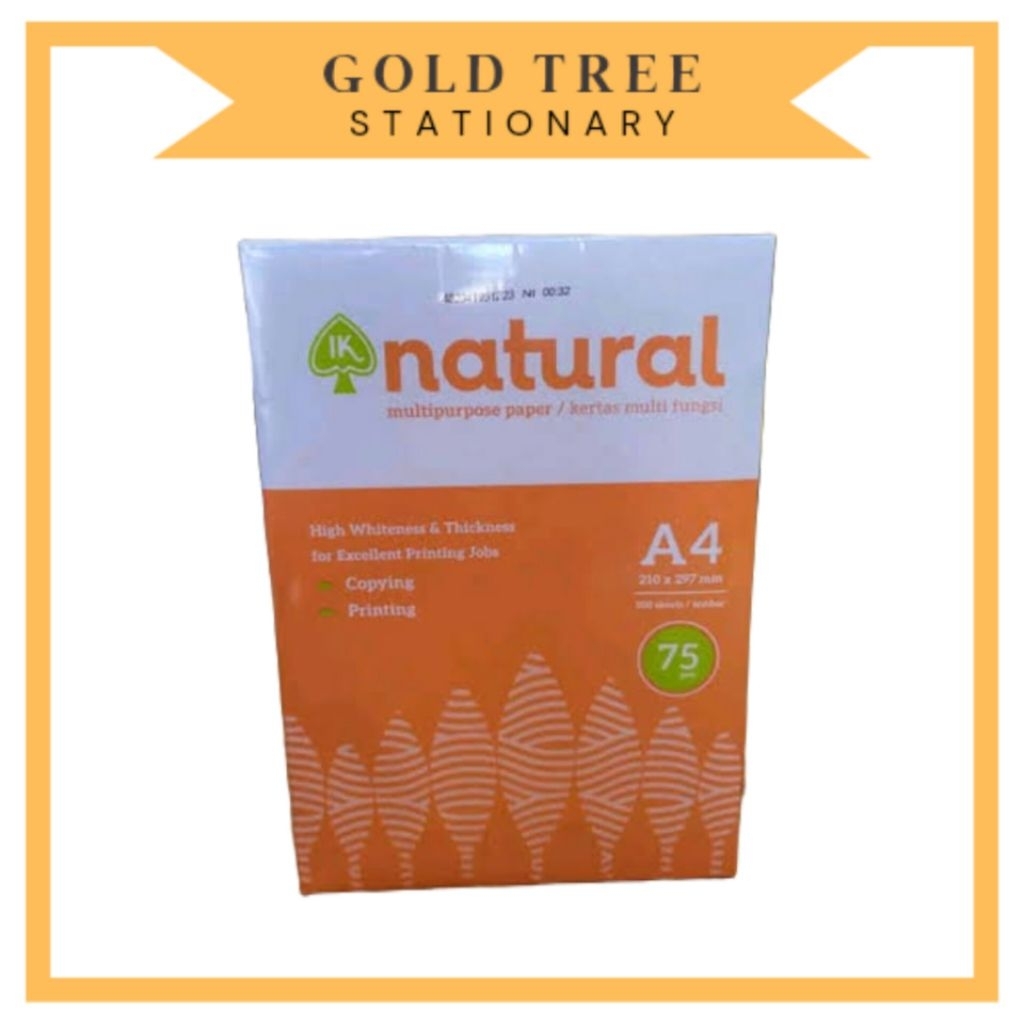 

Gold Tree - Kertas HVS A4 Natural 75gsm RIM