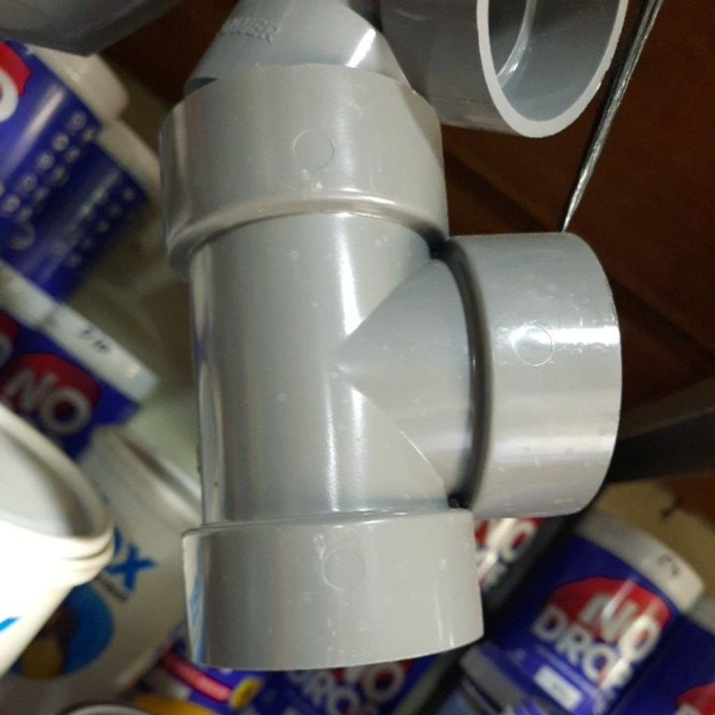 Sambungan Pipa PVC Tee 2 inch tebal D merk Rucika / T 2" / Sambungan T / Sambungan pipa PVC 2 inch