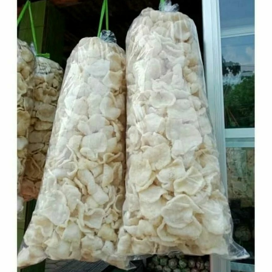 

Khas Kediri Kerupuk Goreng Pasir Besar Rasa Bawang Krupuk Bawang Renyah Garing