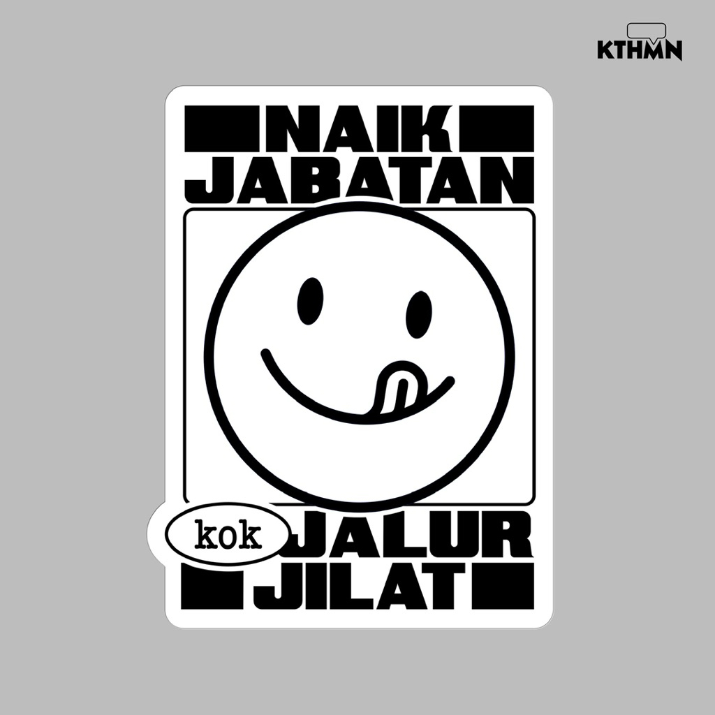 

Jalur Jilat (Monokrom) - Sticker | SS - 199