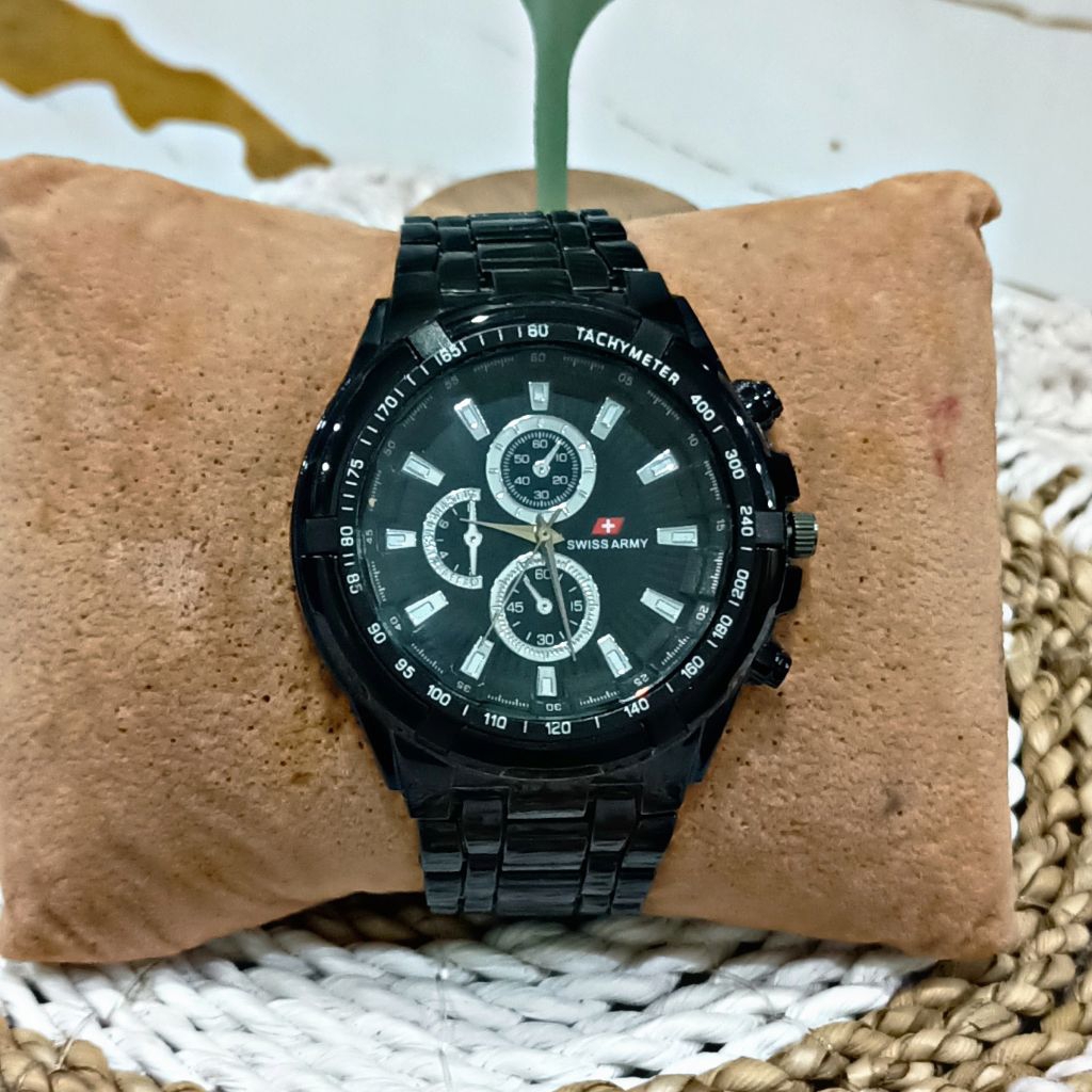 jam tangan formal pria tali rantai stell jam tangan pria rantai stainless stell jam tangan casual pr