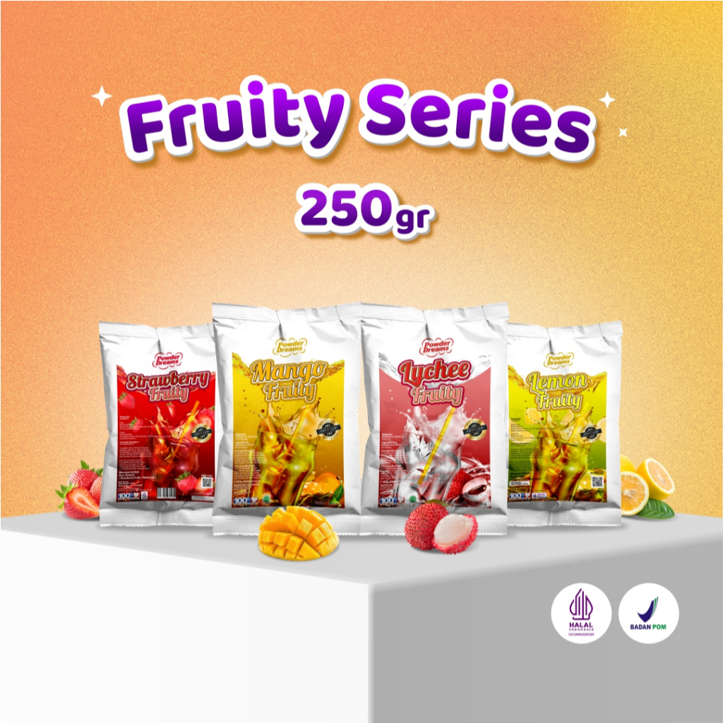 

Powder Dreams - Bubuk Minuman Series Fruity 250 gram