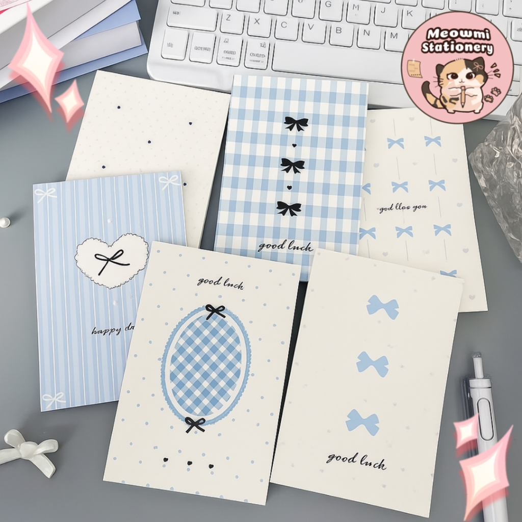 

Memo Pad 50 Lembar Motif Coquette Pita Kotak Kotak Ins MB0164