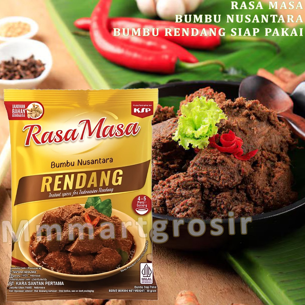 

Rasa Masa / Bumbu Masak Nusantara / Bumbu Rendang Siap Pakai / 50gr