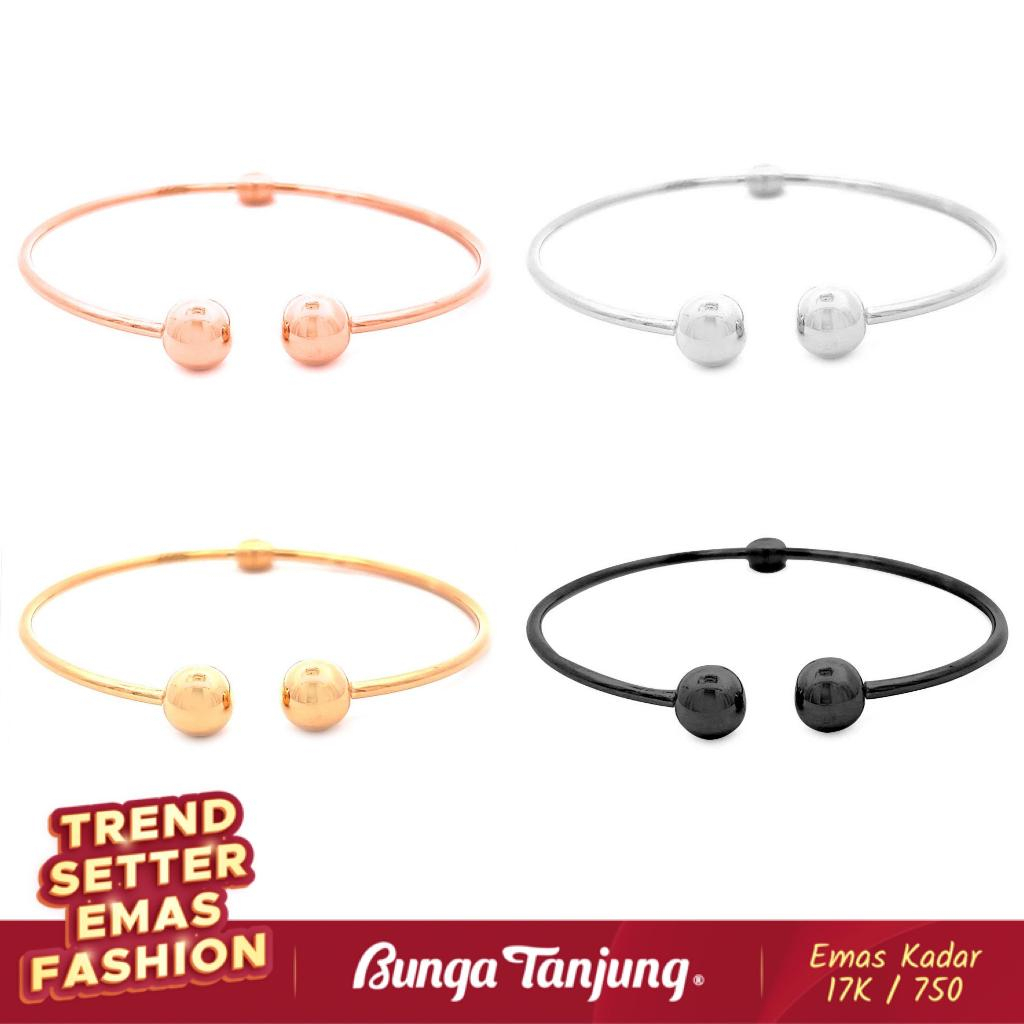 GELANG TINJU BOLA - EMAS 17K - BUNGA TANJUNG GOLD