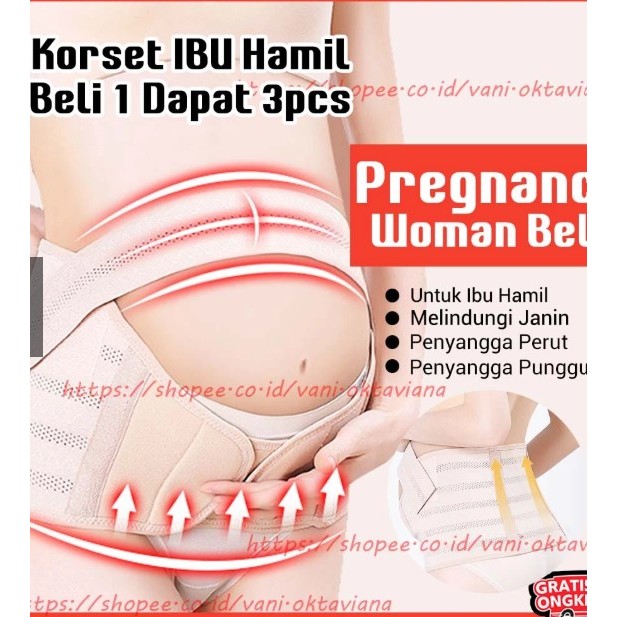 Korset Ibu Hamil Korset Hamil Korset Penyangga Kehamilan