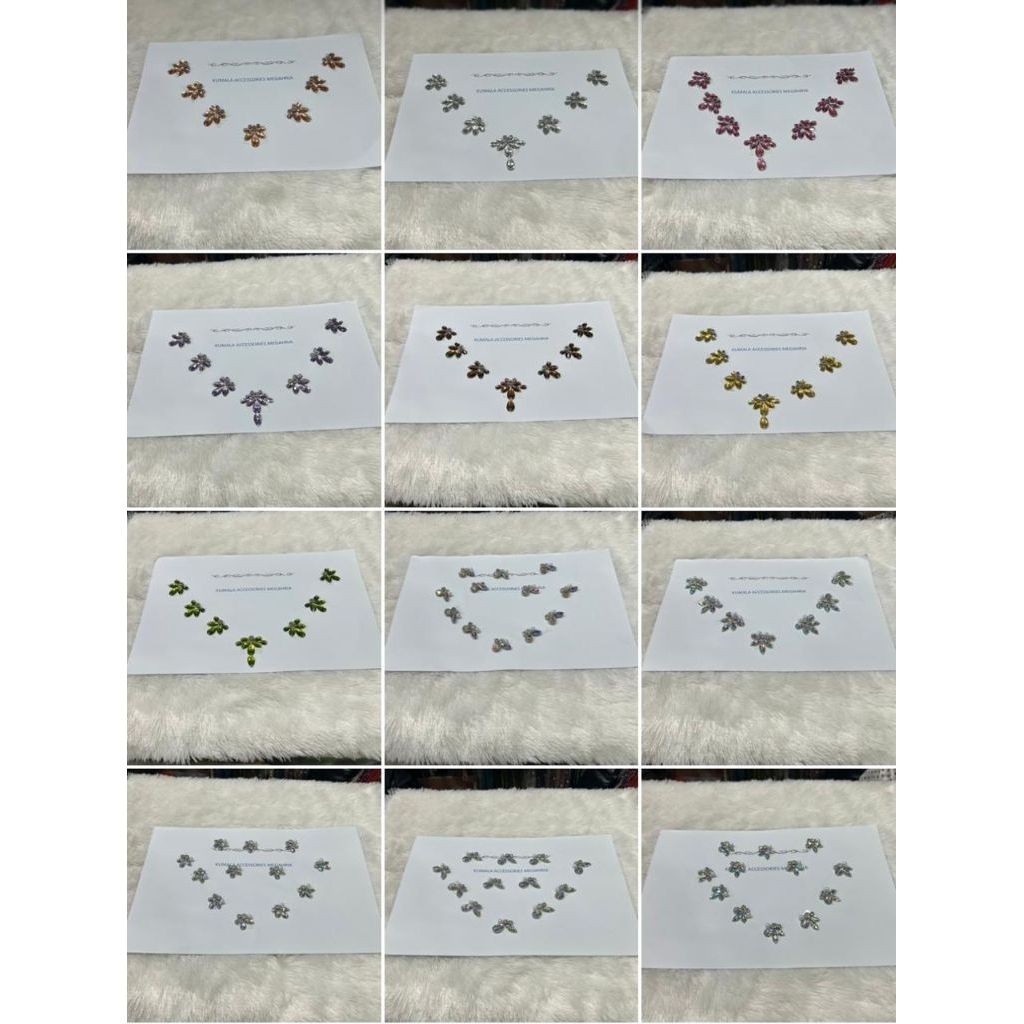 Payet Rangkai / Payet Instan Leher dan Tabur dada / Bisa Custom Warna