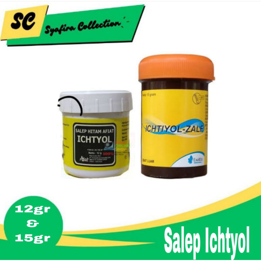 Salep Ichtyol 15gr / Ichtyol Zalf /Dun Salep - Obat Salep Bisul