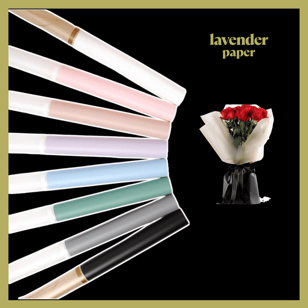 

KERTAS BUKET BUNGA PLASTIK Flower Wrapping List Gold Paper Kertas Buket Bunga Florist Cellophane Bouquet Florist KB117