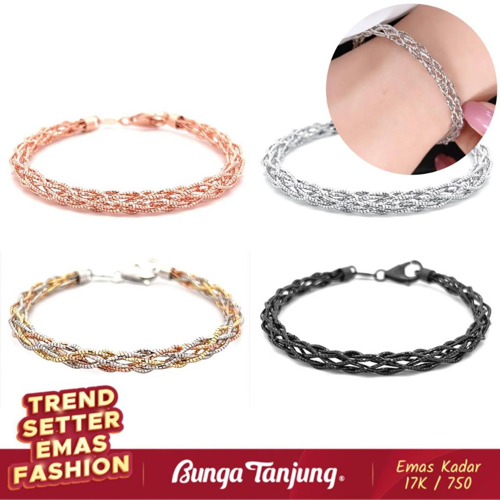 GELANG CHOKER B - EMAS 17K - BUNGA TANJUNG GOLD