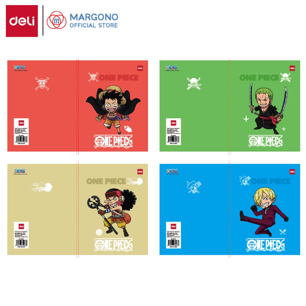 

[Whispers] Deli Buku Tulis Sekolah A5 38 Lembar One Piece - 10 buku (1 pak)