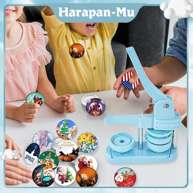 

58mm Badge Press Maker Machine Badges Set With Button Parts+Circle Cutte Badge Pin Button Maker Machine DIY