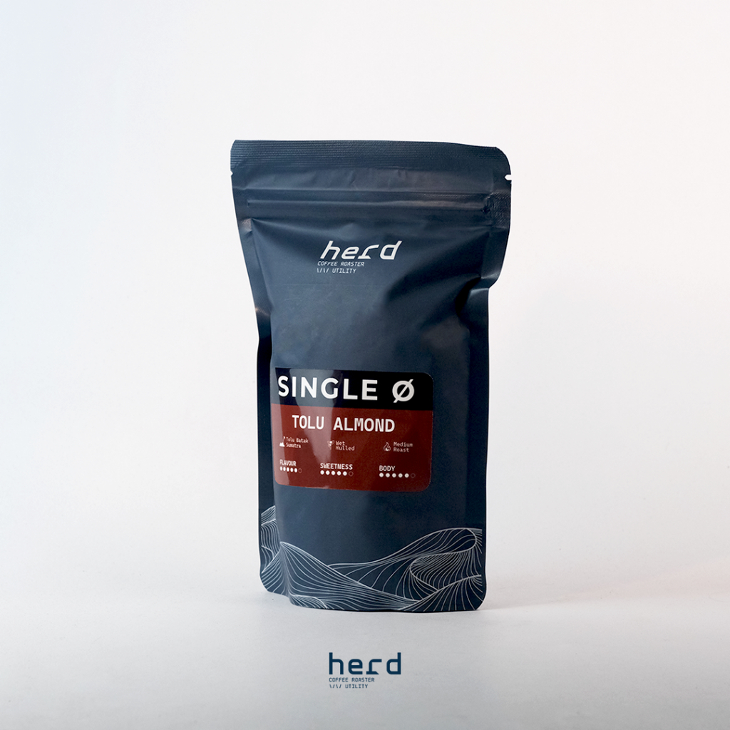 

Herd Coffee Roaster Kopi Arabika Tolu Almond 150 Gram Single Origin Filter