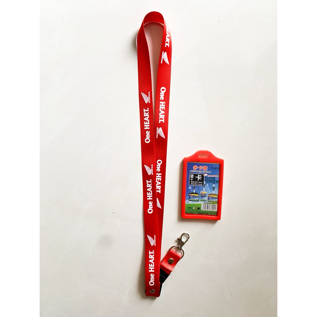 

Tali Lanyard + ID Card Logo Honda One Heart