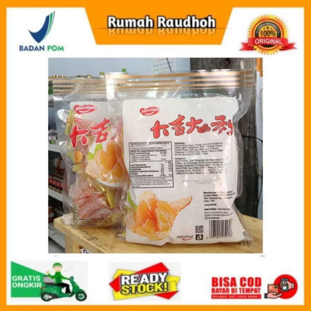 

NARAYA JELLY JERUK MANDARIN - PERMEN JELLY HALAL DAN NIKMAT