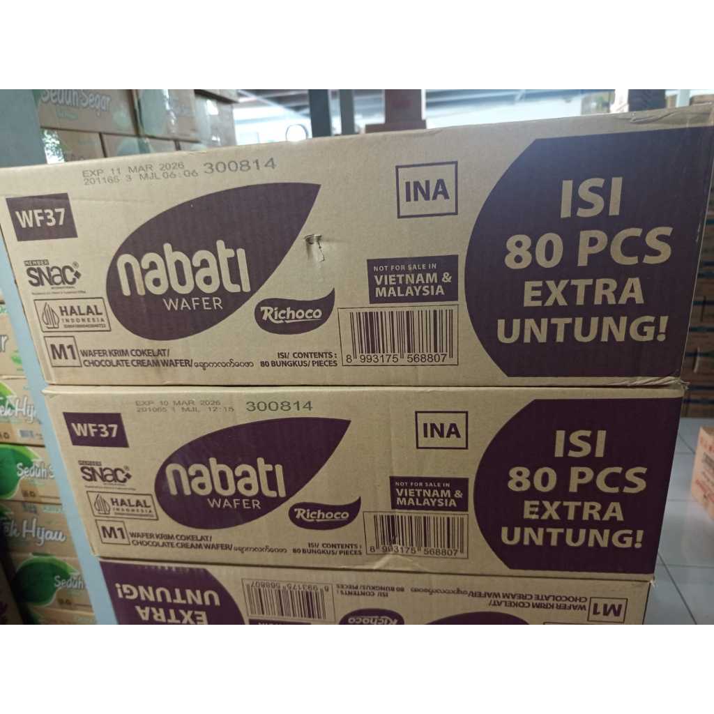 

NABATI WAFER M1 Dus (Isi 80 bungkus)