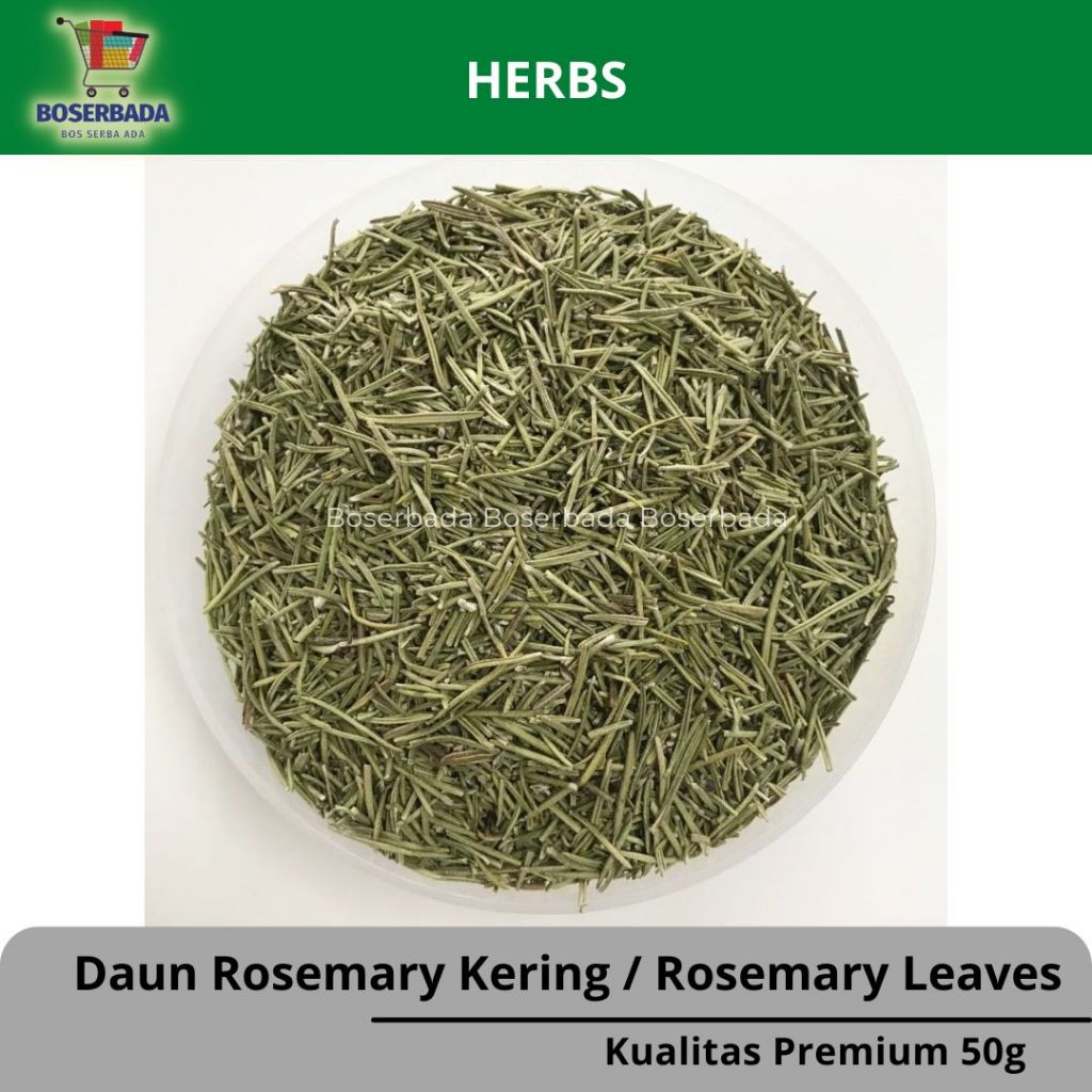 

50g Daun Rosemary Kering / Rosemary Leaves / Premium