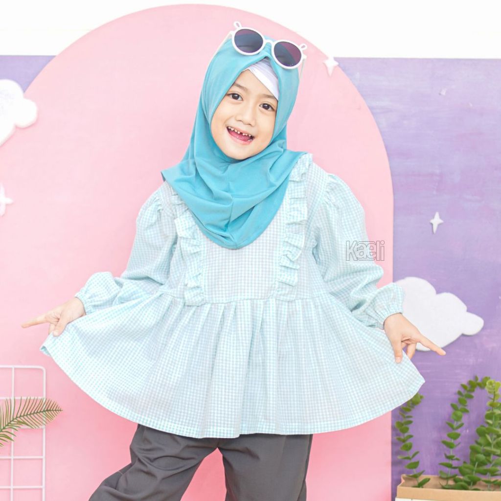 Ameena Top By Kaeli - Little Bee Boutique - Kaeli - Blouse Anak - Atasan Anak Kece Usia 7-12 tahun