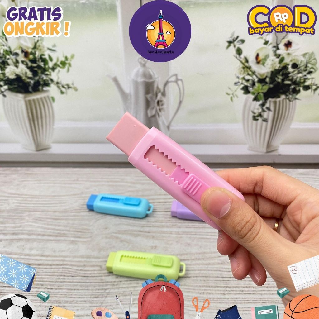 

Penghapus Model Cutter Pastel ER-1652 Perlengkapan Sekolah Alat Tulis Stationery COD