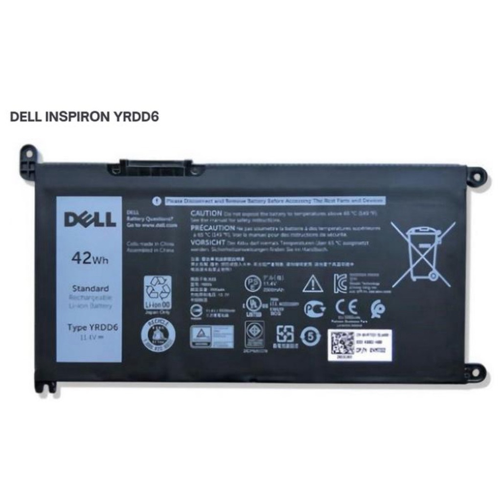 New Batterai Untuk Dell YRDD6 Inspiron 3480 3481 5481 5482 5485 5491 3480