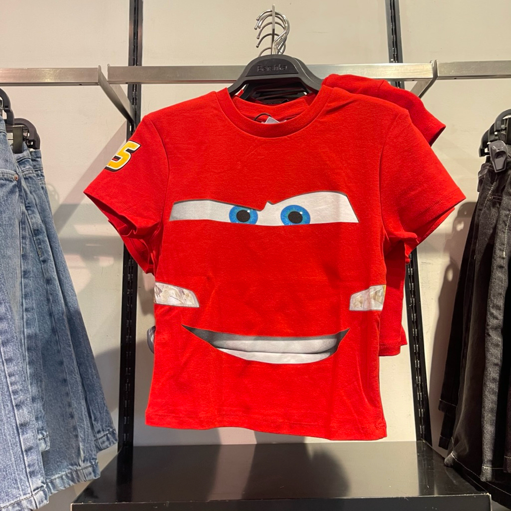 Bershka Cars Crop top Original