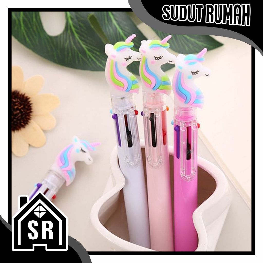 

SR Pena Karakter Mekanik 6 Warna Unicorn Full Moon Pulpen Karakter Unicorn Warna Warni Pulpen Unicorn Multicolor Pulpen Lucu S081