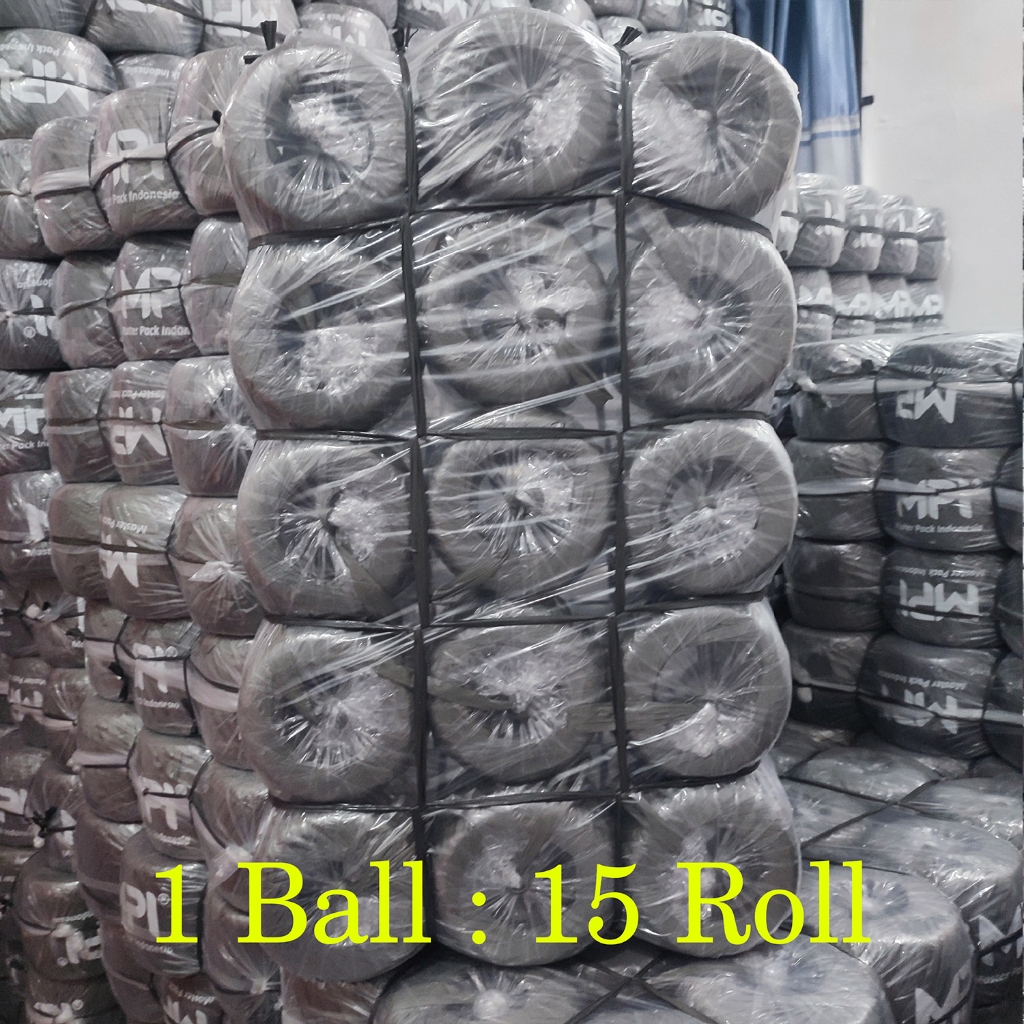 

1 Ball/15 ROll - Tali Rafia - Tali Plastik - Berat Per Roll 1 Kg - Master Pack Indonesia Bogor