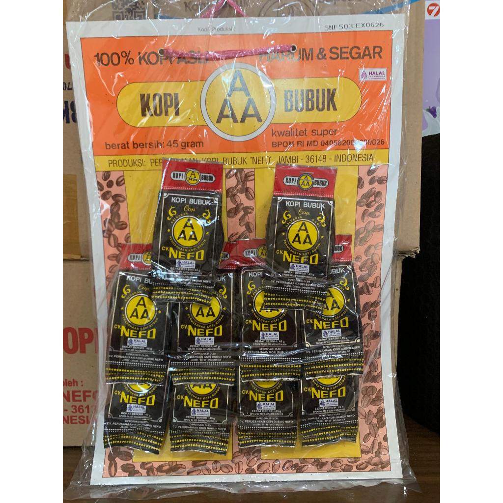 

KOPI AAA - 45gr (Harga 1pcs)