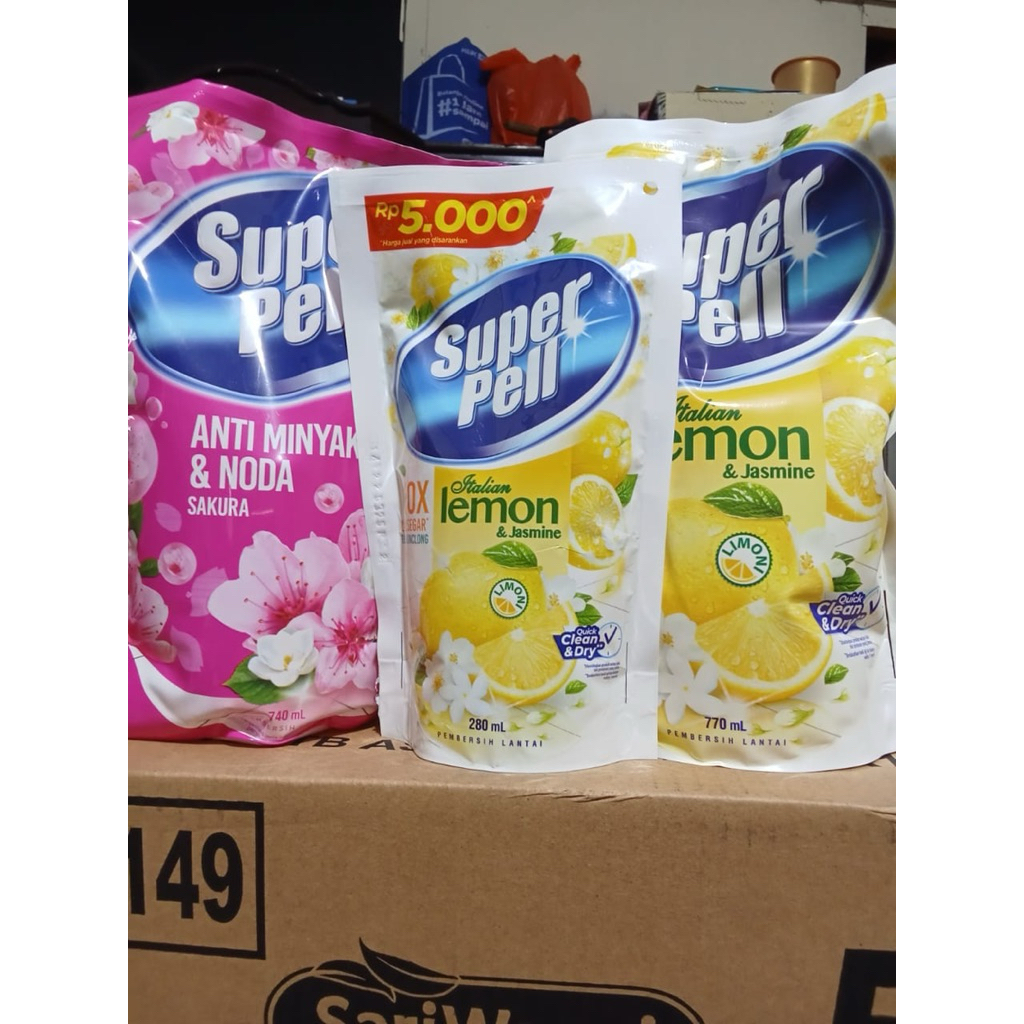 Superpel Pembersih Lantai Harum & Wangi 770 ml
