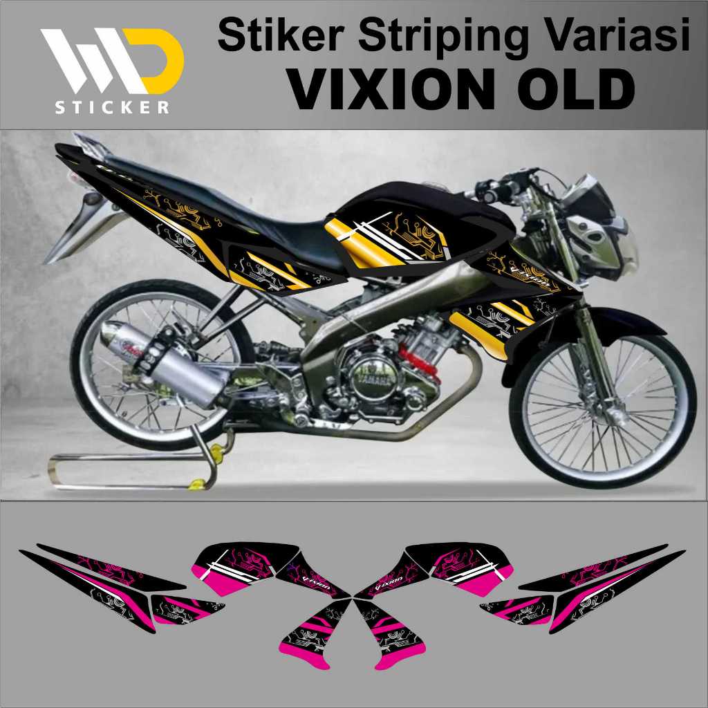 STRIPING STIKER VARIASI VIXION OLD