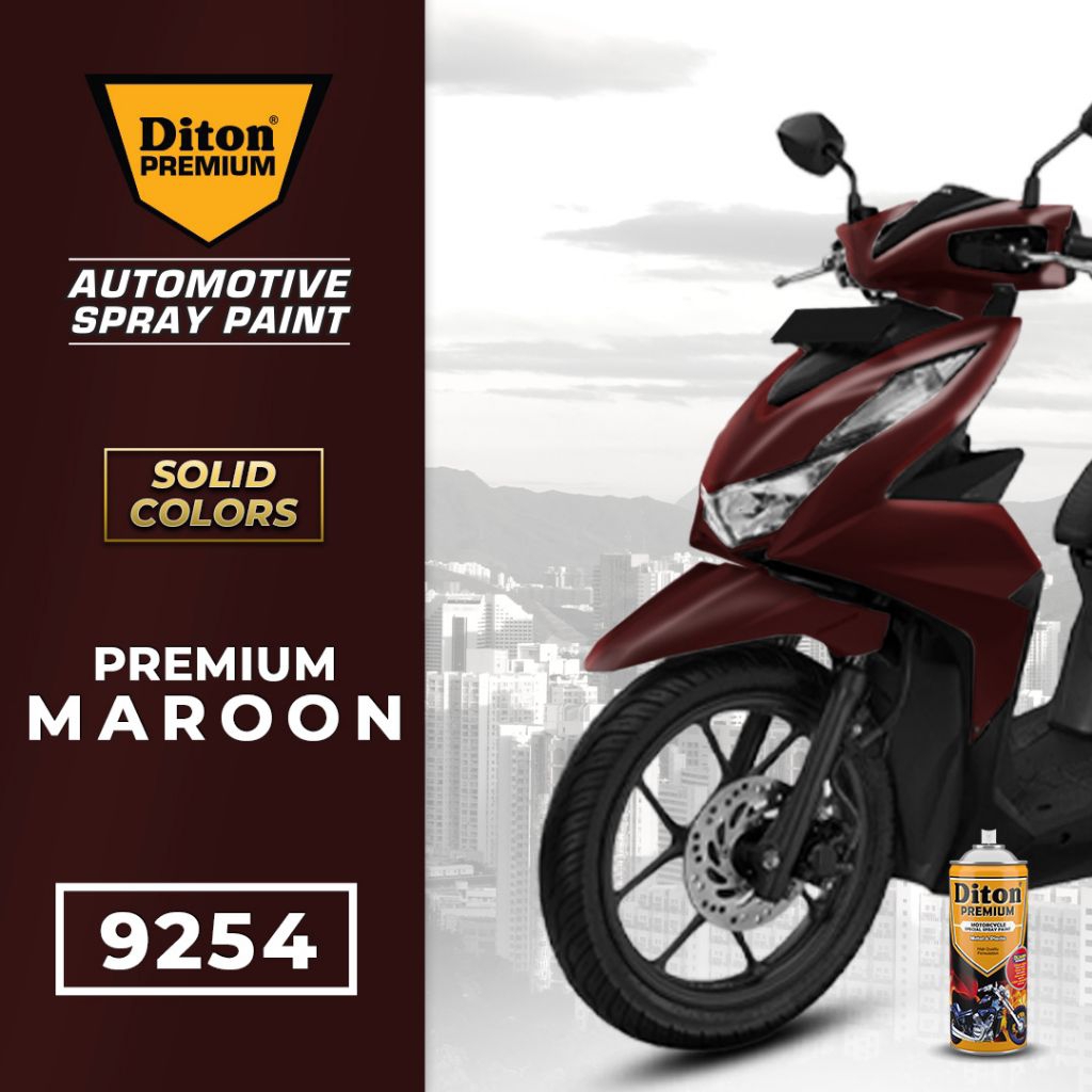 diton premium maroon ,merah ,merah tua, 9254