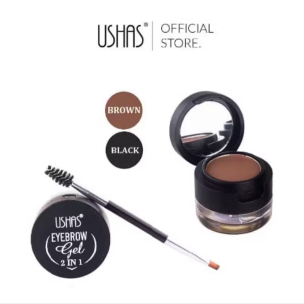 Ushas Eyebrow Gel 2 IN 1 NEW