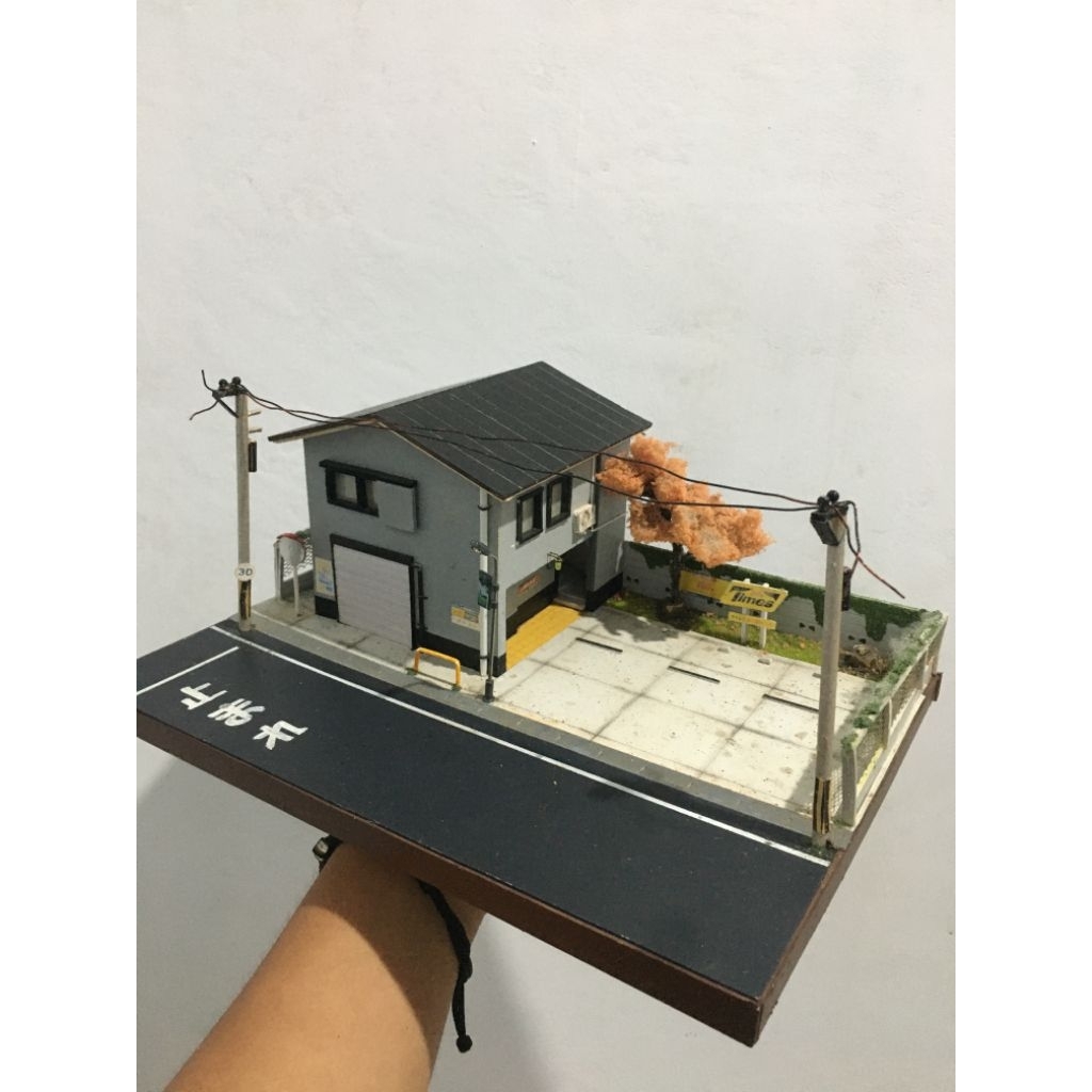 Diorama rumah jepang