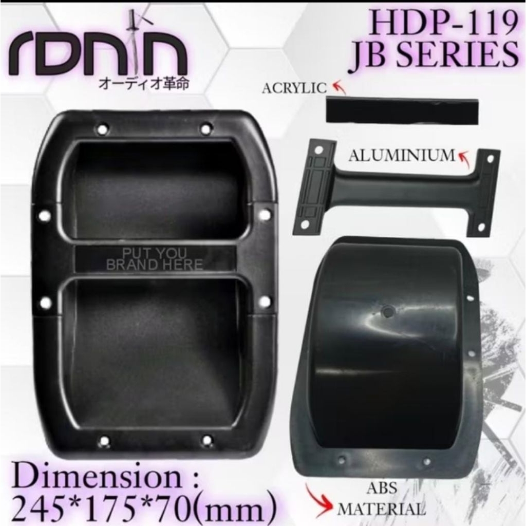 HANDLE SUB 18inch MEREK RONIN HANDLE SPEAKER BOX ABS SERI JBL-119 ORIGINAL IMPORT