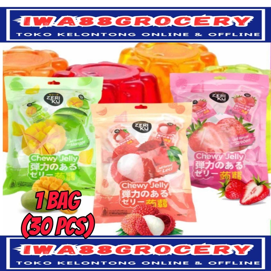 

Zeriku chewy jelly konjac 1 Zak (isi 30)
