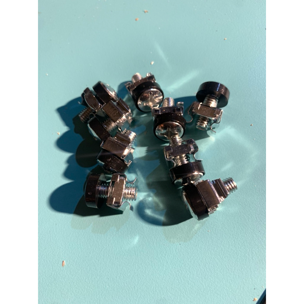 baut besi lis siku rak rel hardcase baut rell hardcase impor