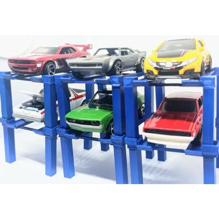 HOTWHEELS Carlift Diorama Garasi Skala 1/64