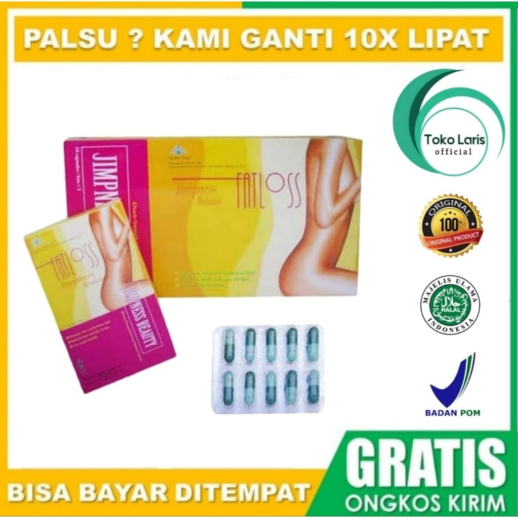 FATLOSS OBAT DIET HERBAL PELANGSING BADAN AMPUH 100% ORIGINAL