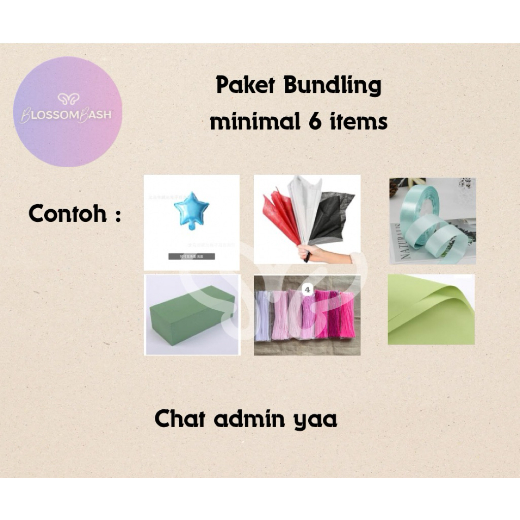 

Paket Bundling minimal 6 item