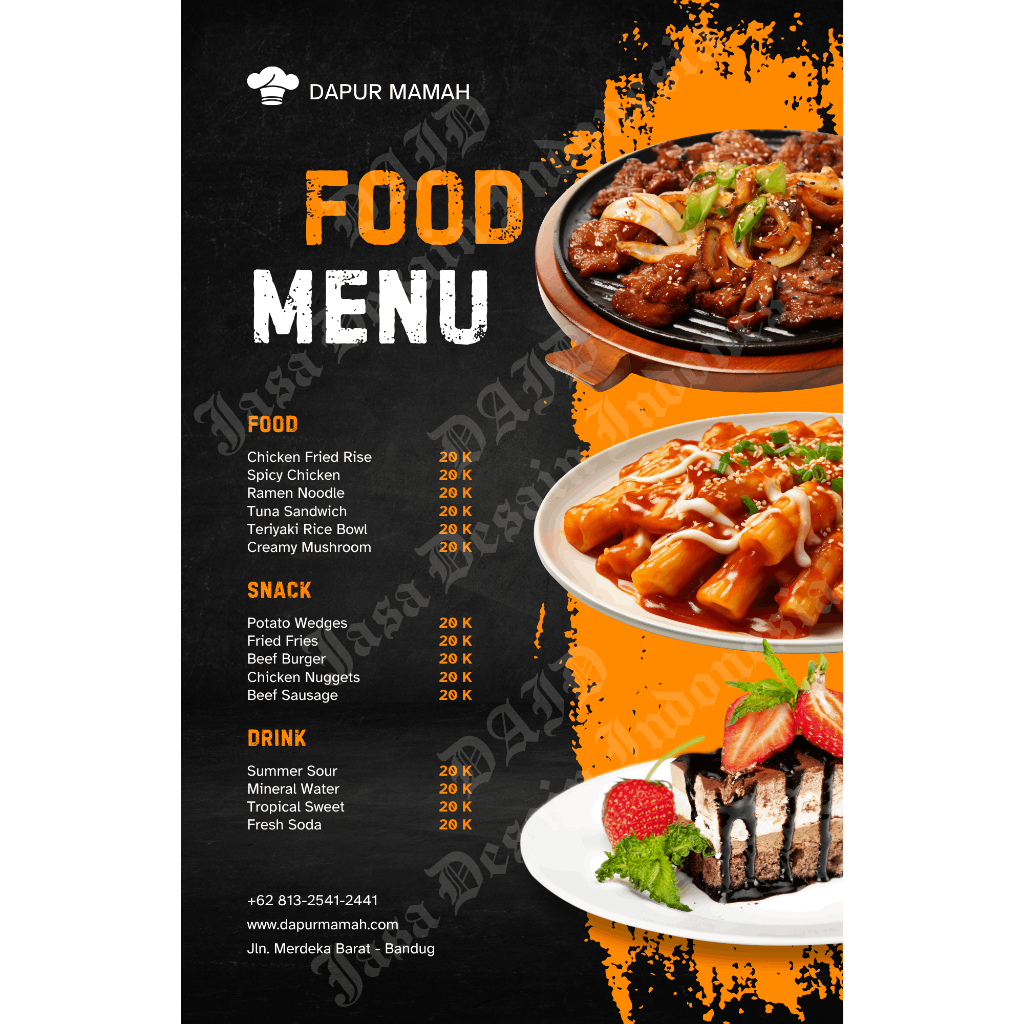 Jasa Desain Browsur | Menu Restoran | Menu Cafe | Bebas Request | Bebas Revisi