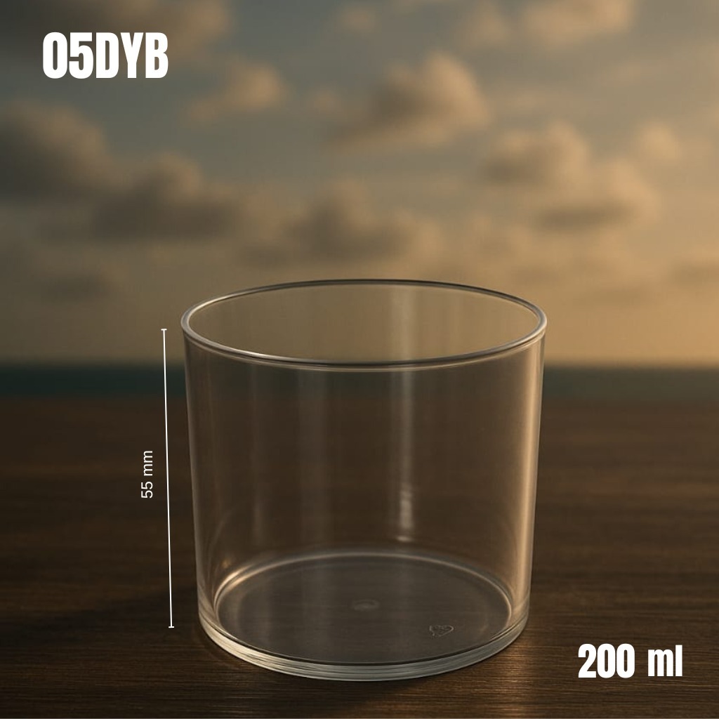Gelas Dessert / Cup pudding jelly 200 ml - 05DYB