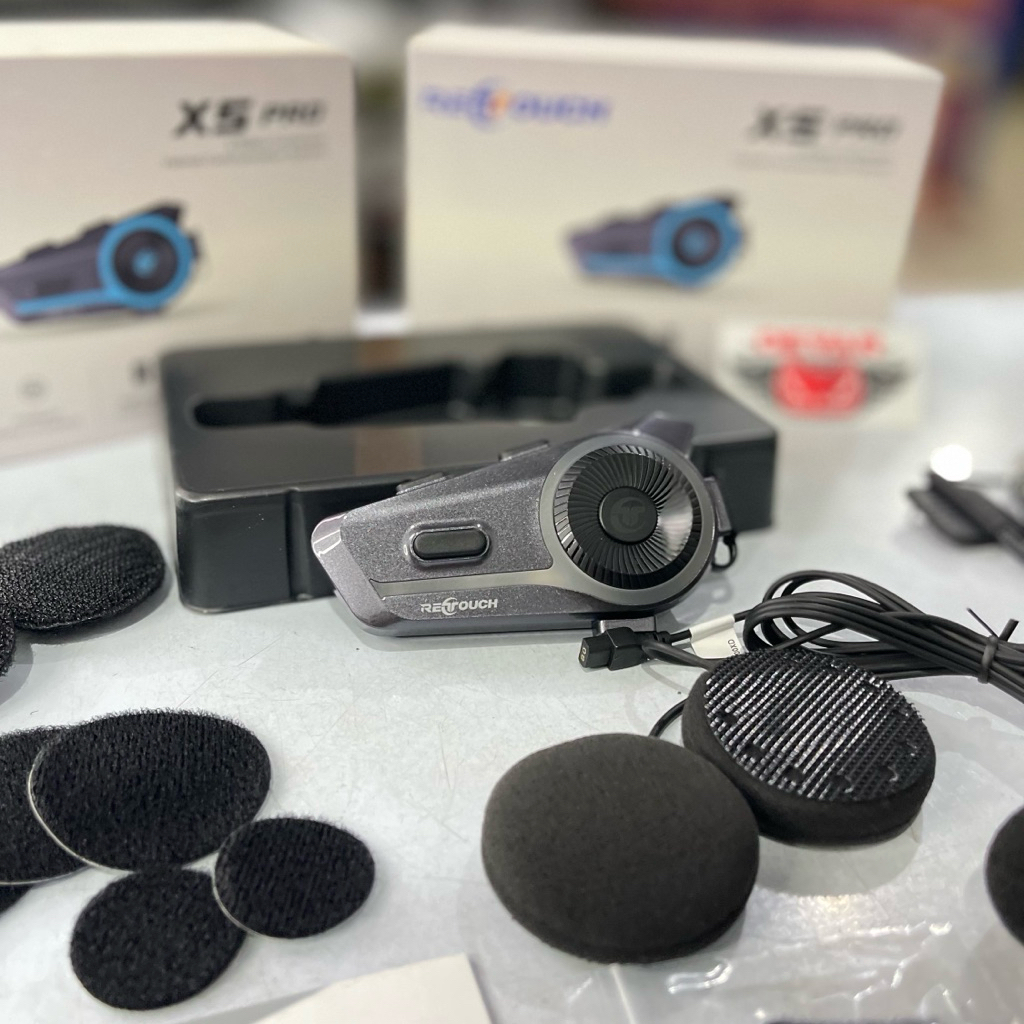Intercom Retouch X5 PRO & X5 NEW - Interkom Helm Bluetooth Headset Motorcycle
