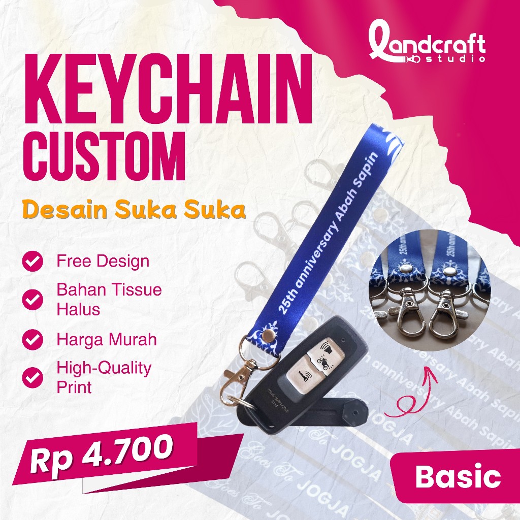 

Custom Gantungan Kunci (Keychain basic) 2 Sisi/ Bisa Satuan / Harga Termurah Kualitas Mantap
