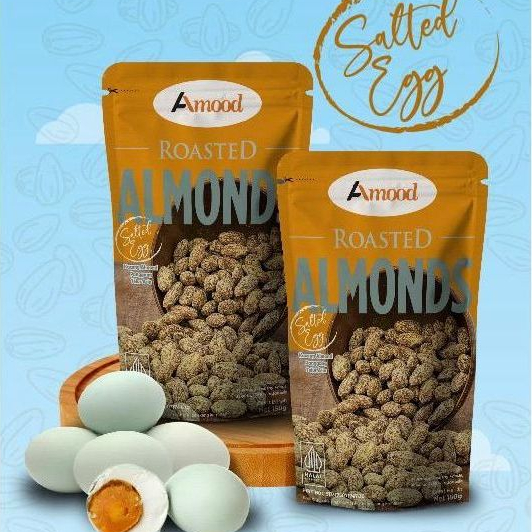 

Amood Roasted Almonds Salted Egg (Telur Asin) 150gr