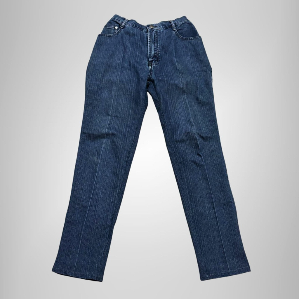 Jeans Wanita Slim Fit Karet YJ Long