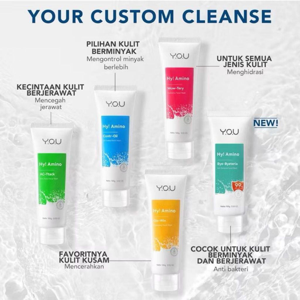 YOU Hy Amino Facial Wash | You Amino Facial Wash | You Hy Amino