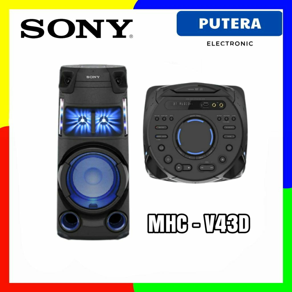 SONY MHC-V43D SPEAKER PORTABLE JET BASS BOOSTER MHC V43D Party Speaker Bluetooth