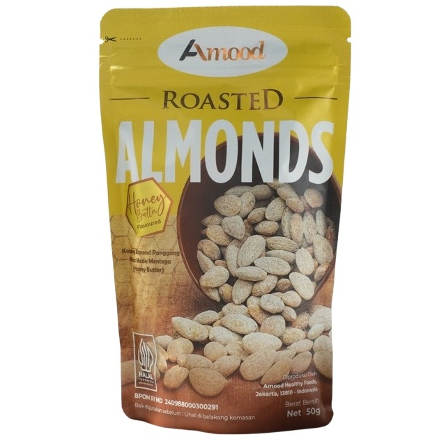 

Amood Almond Panggang (Roasted Almond) Honey Butter 50gr