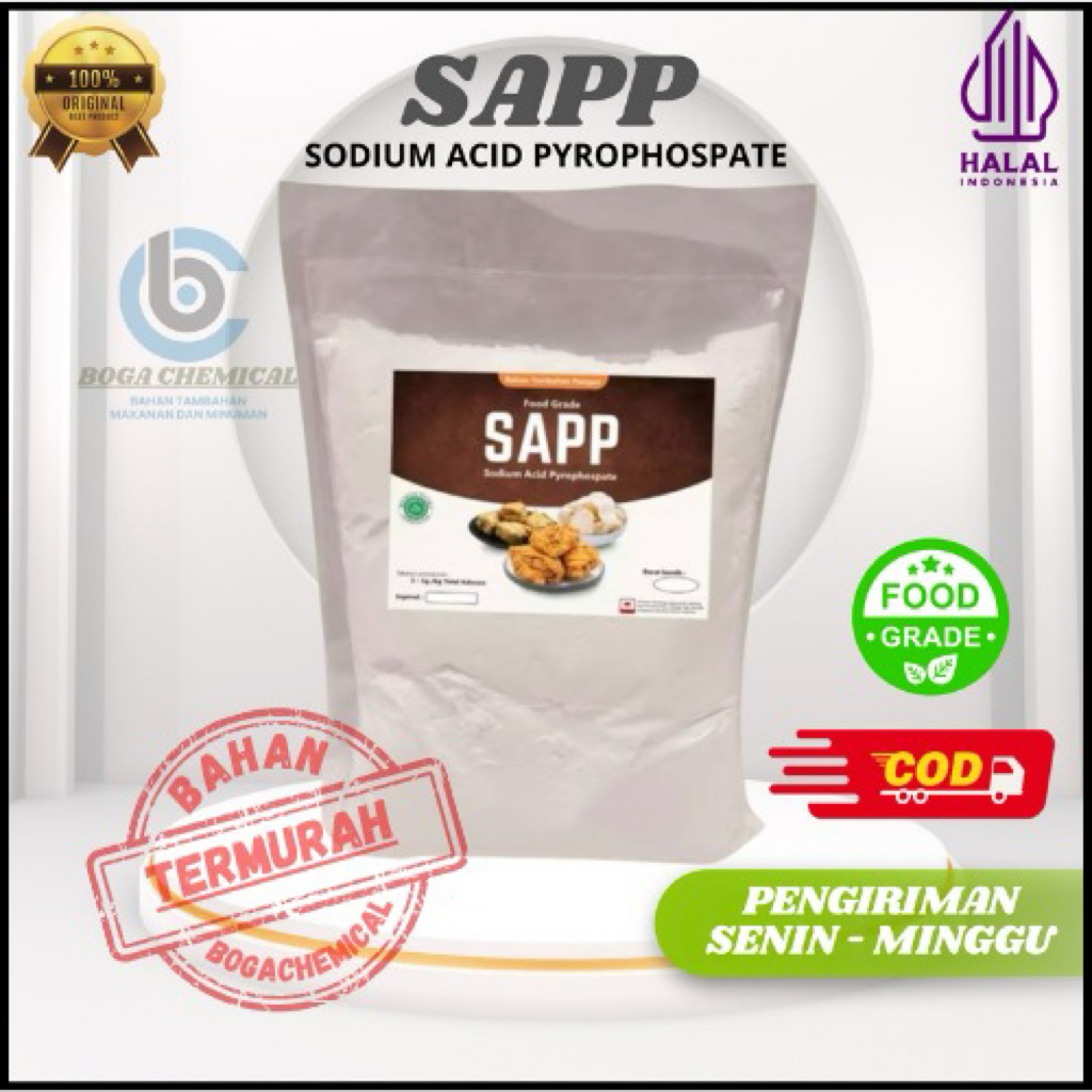 

#1KG# SAPP Food Grade / Perenyah & Pengkriuk Ayam Goreng, Gorengan, Kerupuk dll